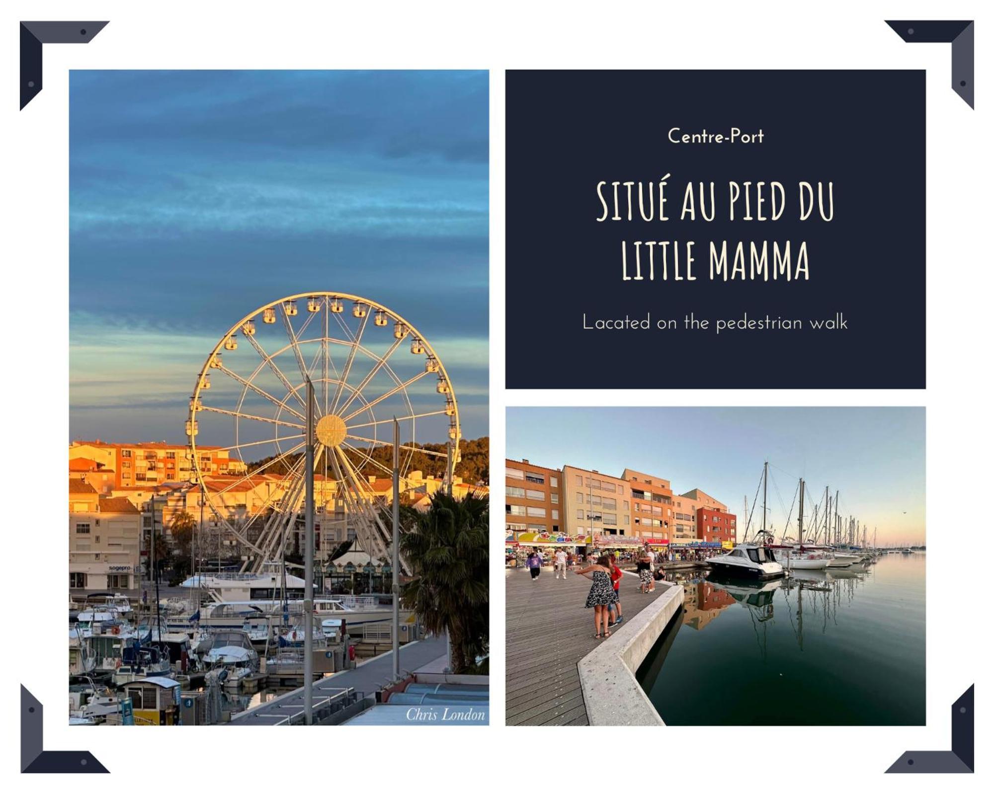 Little Mamma - 50M Du Centre Port - Menage Inclus Lägenhet Agde Exteriör bild